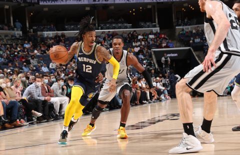  莫兰特复出砍高分灰熊战胜马刺终结连败